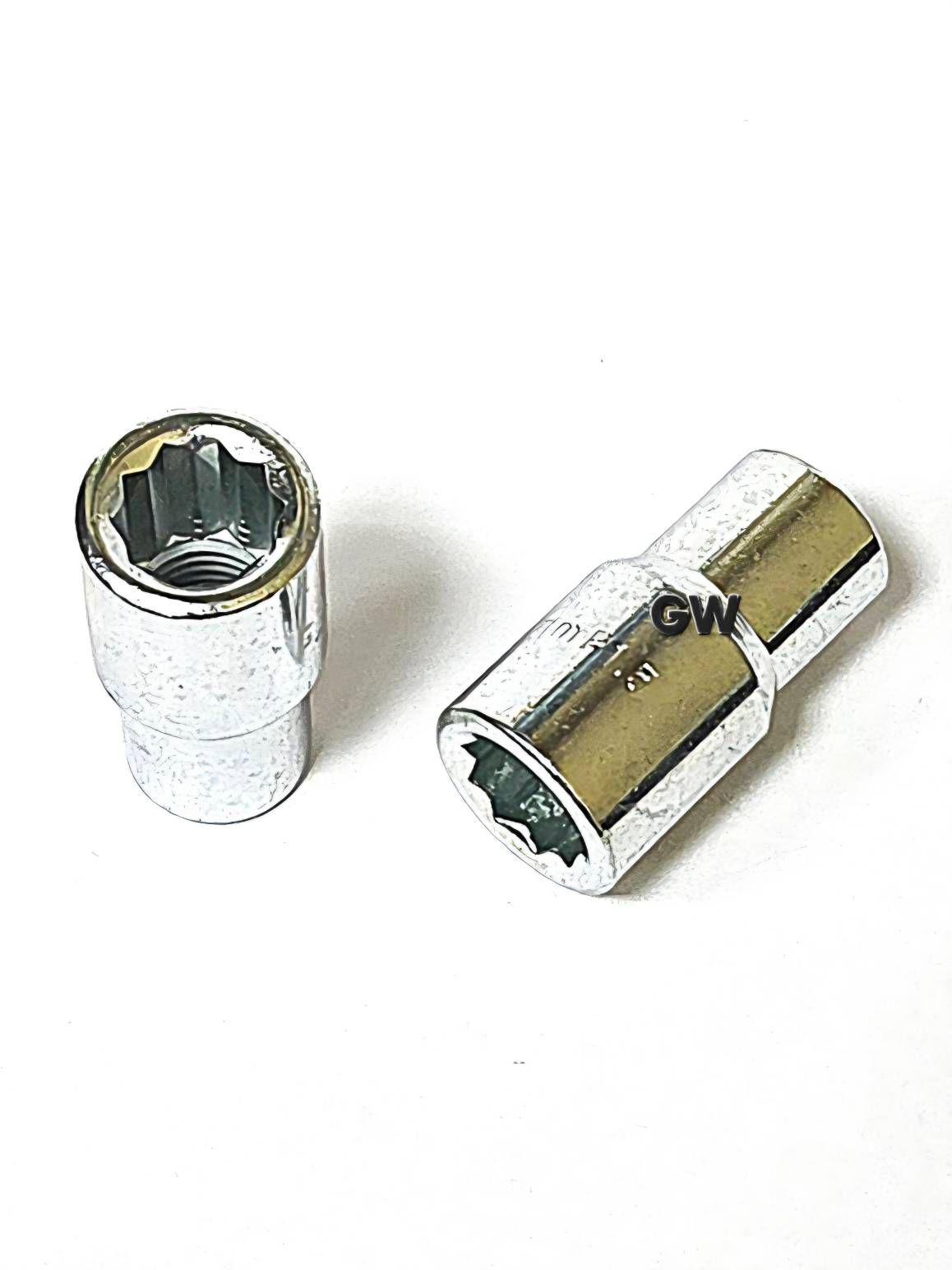 Колесные гайки М12х1.5 с носиком 14 мм под 10-и гранник (12 шт.) 2