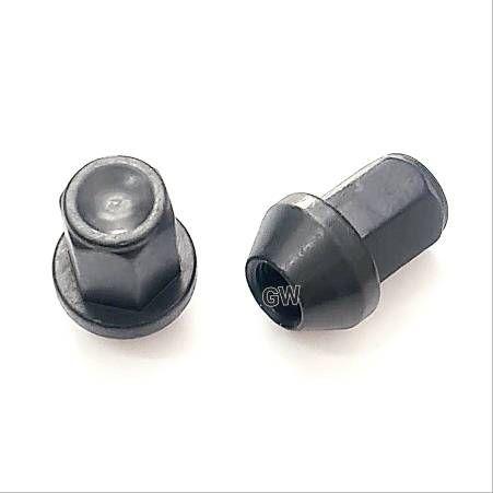 Колесные гайки черные М12х1.25 ключ 17 Farad (12шт.) 2