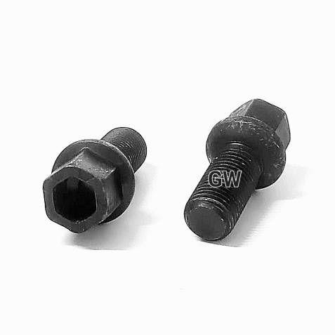 Болты сферические черные М14х1.5 L27 для Audi, Skoda, VW, Mercedes (12шт.) 2