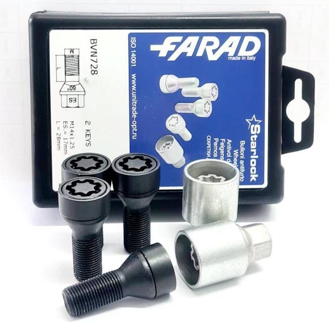 Секретные болты М14х1.25 пр-во Farad для BMW