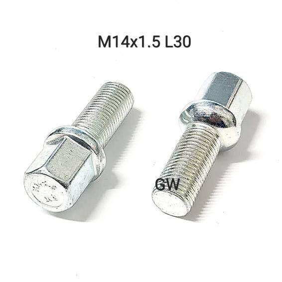 Болты сферические М14х1.5 L30 для Audi, Skoda, VW, Mercedes