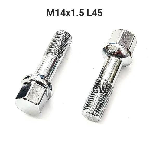 Болты сферические М14х1.5 L45 для Audi, Mercedes, Skoda, VW