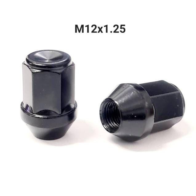 Колесные гайки черные М12х1.25 Ellis Италия