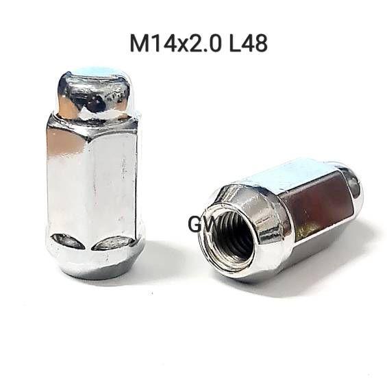 Колесные гайки М14х2.0 L48 мм ключ 21 (20шт.)