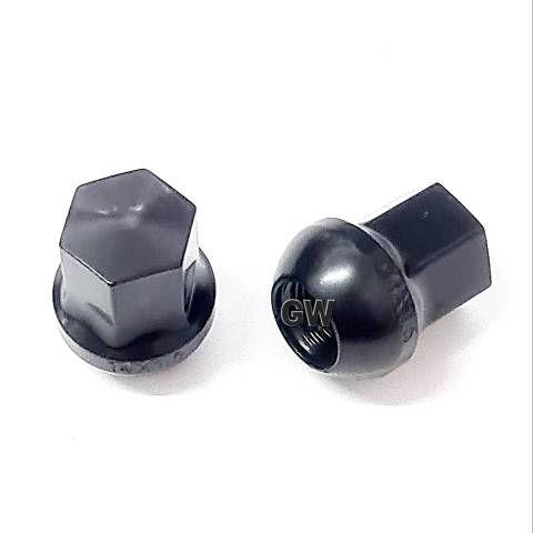Колесные гайки М14х1.5 черные сферические (20шт.) 2
